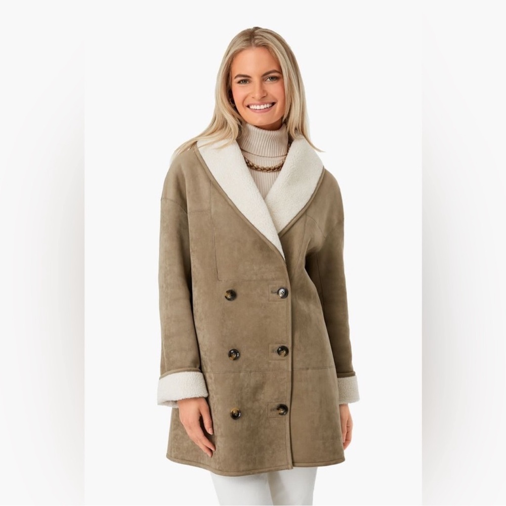 Tuckernuck French Gray Suede Thayer Coat size M